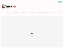 Tablet Screenshot of megatur.cl